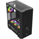 Thermaltake S380 TG ARGB Black, Tower-Gehäuse schwarz, Tempered Glass