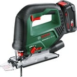 Bosch Akku-Stichsäge AdvancedSaw 18V-140, 18Volt grün, Li-Ionen Akku 2,0Ah, Koffer, POWER FOR ALL ALLIANCE
