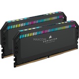 Corsair DIMM 32 GB DDR5-6200 (2x 16 GB) Dual-Kit, Arbeitsspeicher schwarz, CMT32GX5M2X6200C36, Dominator Platinum RGB, INTEL XMP