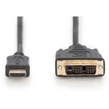 Digitus Adapterkabel HDMI > DVI-D schwarz, 2 Meter
