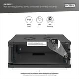 Digitus Wandgehäuse, SOHO, unmontiert - 540x400 mm (BxT) , IT-Schrank schwarz, 4 Höheneinheiten