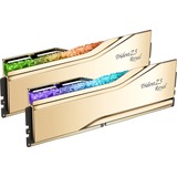 G.Skill DIMM 32 GB DDR5-6400 (2x 16 GB) Dual-Kit, Arbeitsspeicher gold, F5-6400J3039G16GX2-TR5G, Trident Z5 Royal, INTEL XMP