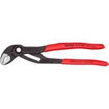 KNIPEX Cobra Zangen-Set 00 20 09 V02, 3-teilig rot, gezahnte Griffflächen, integrierter Klemmschutz