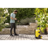Kärcher K 5 WCM Premium Home, Hochdruckreiniger gelb/schwarz, mit Dreckfräser, Schlauchtrommel und Flächenreiniger