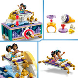 LEGO 43295 Disney Princess Jasmins Schmuckkästchen, Konstruktionsspielzeug 