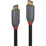 Lindy USB 3.2 Typ C Kabel, 5A PD, Anthra Line grau, 2m
