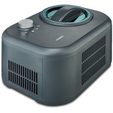 Medion LIFE Eismaschine MD 10169 schwarz/edelstahl, für 1.00ml Eiscreme, 100 Watt