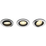 Philips HUE White Ambiance Milliskin Einbauspot 3er-Pack, LED-Leuchte silber