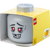 Room Copenhagen LEGO Storage Head "Zombie", groß, Aufbewahrungsbox grau