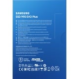 Samsung 990 EVO Plus 2 TB, SSD PCIe 4.0 x4 / 5.0 x2, NVMe 2, M.2 2280, intern