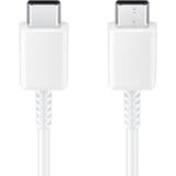 Samsung USB 2.0 Kabel, USB-C Stecker > USB-C Stecker weiß, 1 Meter, Laden mit bis zu 60 Watt