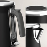 Tefal KI6668  Edelstahl, Wasserkocher schwarz/edelstahl, 2.400 Watt, 1,7 Liter