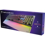 Turtle Beach Vulcan II Max, Gaming-Tastatur schwarz/transparent, DE-Layout, TITAN II Optical Red