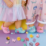 ZAPF Creation BABY born Badeschuhe mit Pins 2 Paar 43cm, Puppenzubehör 