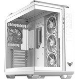 ASUS TUF GAMING GT502 HORIZON ARGB , Tower-Gehäuse weiß, Tempered Glass x 2