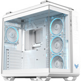 ASUS TUF GAMING GT502 HORIZON ARGB , Tower-Gehäuse weiß, Tempered Glass x 2