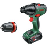 Bosch Heimwerken & Garten Akku-Schlagbohrschrauber AdvancedImpact 18 grün/schwarz, 2x Li-Ionen Akku 1,5Ah, Koffer, POWER FOR ALL ALLIANCE