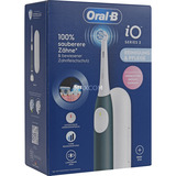Braun Oral-B iO Series 2 mit Reiseetui , Elektrische Zahnbürste dunkelgrün/weiß