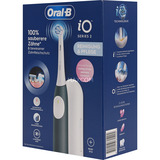 Braun Oral-B iO Series 2 mit Reiseetui , Elektrische Zahnbürste dunkelgrün/weiß