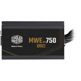 Cooler Master MWE Bronze 750 V3 230V, PC-Netzteil schwarz, 4x PCIe, 750 Watt