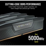 Corsair DIMM 32 GB DDR5-6000 (2x 16 GB) Dual-Kit, Arbeitsspeicher schwarz, CMK32GX5M2B6000C30, Vengeance, INTEL XMP