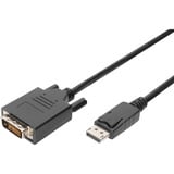 Digitus Adapterkabel DisplayPort > DVI-D schwarz, 5 Meter