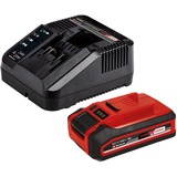 EINHELL Akku-Multifunktions-Werkzeug GE-HC 18Li T Kit, 18 Volt, Hochentaster rot, Li-Ion-Akku 3,0Ah