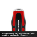 EINHELL Schraubendreher-Set, in E-Case-Einleger, Werkzeug-Set schwarz/rot, 17-teilig