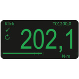 Hazet Elektronisches Drehmoment-Prüfgerät (7903E), Messgerät blau/schwarz, 1,5 – 30 Nm, 3/8 Zoll Sechskant, 1/4 Zoll Vierkant, 3/8 Zoll Vierkant