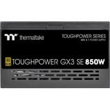 Thermaltake Toughpower GX3 SE 850W, PC-Netzteil schwarz, 1x 12-Pin High Power GPU, 2x PCIe, 850 Watt