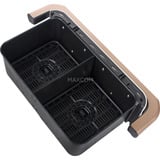 Cosori Heißluftfritteuse Dual Blaze Twinfry CAF-TF101S-WEUR  weiß, 2.800 Watt, Korb 10 Liter / 2x 5 Liter