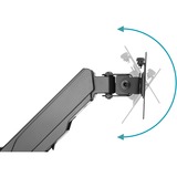 Digitus Universal Single Monitorhalter mit Gasdruckfeder, Monitorhalterung schwarz