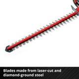 EINHELL Akku-Heckenschere GE-CH 18/60 Li - Solo, 18Volt rot/schwarz, ohne Akku und Ladegerät