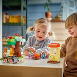 LEGO 10469 DUPLO Bluey Pizza-Schwestern mit Muffin und Bluey, Konstruktionsspielzeug 