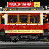 Lumibricks Historische Straßenbahn und Bahnhof, Konstruktionsspielzeug 