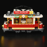 Lumibricks Historische Straßenbahn und Bahnhof, Konstruktionsspielzeug 