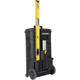 Stanley Rollende Werkstatt 3-in-1, Werkzeugwagen schwarz/gelb, mit Trolley-Griff