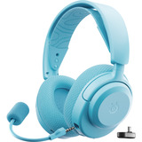 SteelSeries Arctis Nova 3P Wireless Aqua, Gaming-Headset hellblau, Für Playstation, Bluetooth, WiFi, Mobile App Control