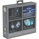 SteelSeries Arctis Nova 3P Wireless Aqua, Gaming-Headset hellblau, Für Playstation, Bluetooth, WiFi, Mobile App Control