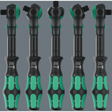 Wera Zyklop Speed-Knarre 8000 B Black Edition, 3/8" schwarz/grün, mit schwenkbarem Kopf