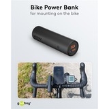 goobay Bike-Powerbank 5.0 schwarz, 5.000 mAh, Power Delivery, Quick Charge