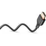 goobay Slim High-Speed-HDMI-Kabel mit Ethernet, 8K @ 60Hz schwarz, 2 Meter