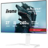 iiyama G-MASTER GB2771HSU-W1, Gaming-Monitor 68.6 cm (27 Zoll), weiß (matt), FullHD, Fast-IPS, HDMI, DP, G-Sync komp., USB-Hub, 240Hz Panel
