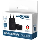 Ansmann Home Charger HC212, Ladegerät schwarz, intelligente Ladesteuerung