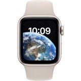Apple Watch SE (2022), Smartwatch champagner, 40mm, Sportarmband, Aluminium-Gehäuse, LTE