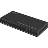 Digitus 4K HDMI Videowand-Controller, 4 Displays, HDMI Splitter schwarz, mit Fernbedienung