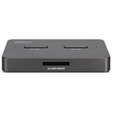 Digitus Dual M.2 NVM SSD Docking Station, Dockingstation schwarz, USB-C, M2 SSD, SD-E