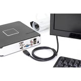 Digitus HDMI Premium High Speed Anschlusskabel, mit Ethernet, UHD 4K schwarz, 5 Meter