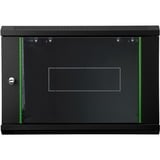 Digitus Wandgehäuse Dynamic Basic Serie - 600x450 mm (BxT), IT-Schrank schwarz, 9 Höheneinheiten