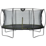 Exit Toys Trampolin Silhouette, Fitnessgerät schwarz, rund, 427 cm Durchmesser, inkl. Sicherheitsnetz